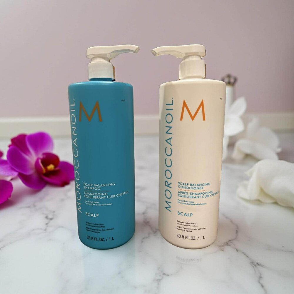 Moroccanoil Scalp Balancing Shampoo and Conditioner 33.8 oz
